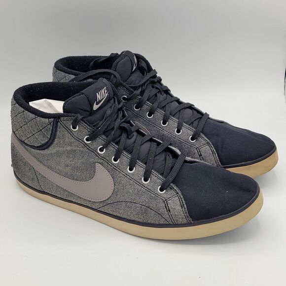 Nike Eastham Mid TxT Mens Size 12 Black Gray - Picture 2 of 8